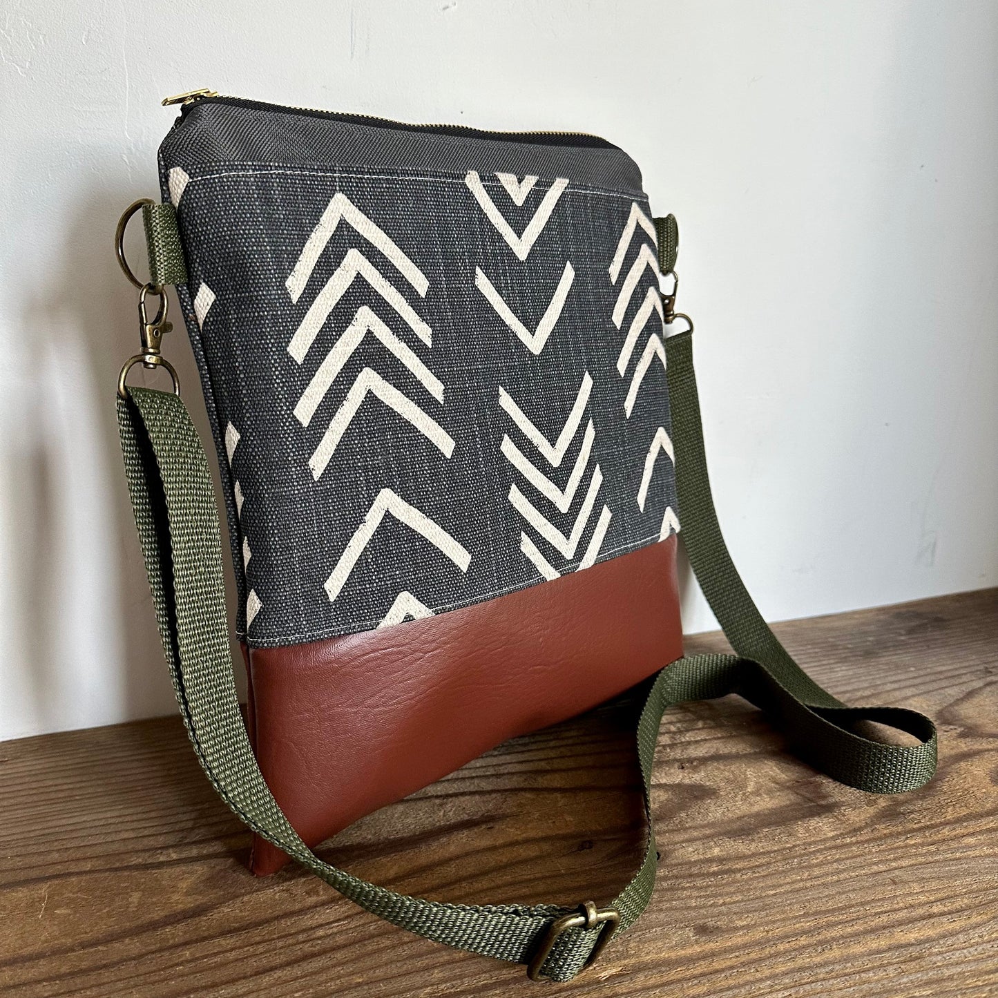 Boho Mudcloth Crossbody Bag