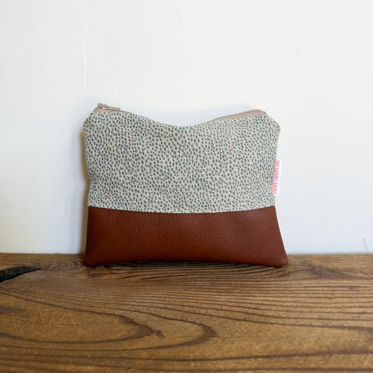 ZIPPER POUCH- Aqua Wild