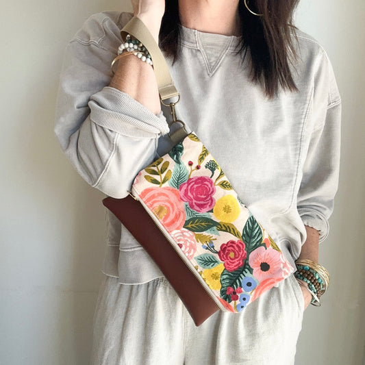 FOLDOVER CLUTCH- Summer Floral- B