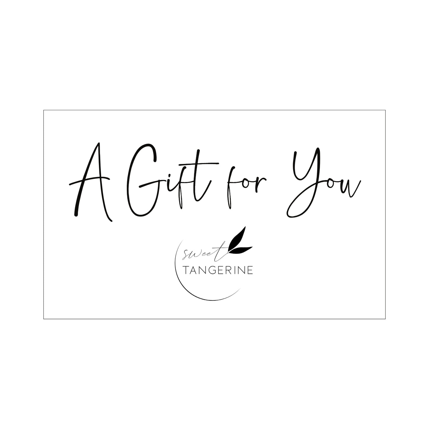 SWEET TANGERINE GIFT CARD